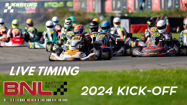 Live-timing: BNL Karting Series 2024 Kick-Off in Genk