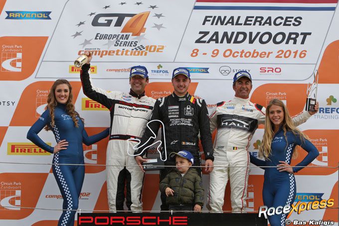 Porsche GT3 Cup Challenge podium race 2