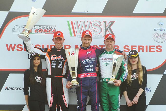 WSK podium KZ