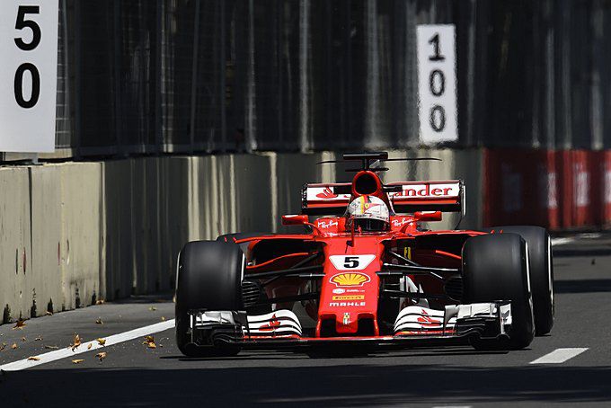 Sebastian Vettel Ferrari F1 Baku