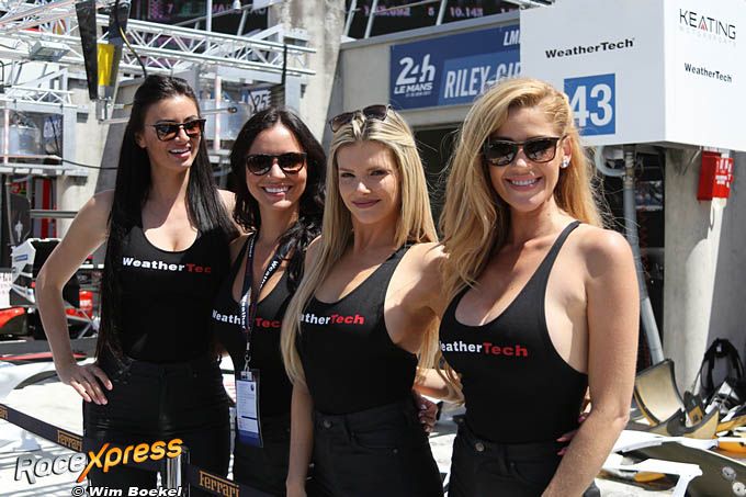 Babes 24 Hours of Le Mans Weather Tech babes