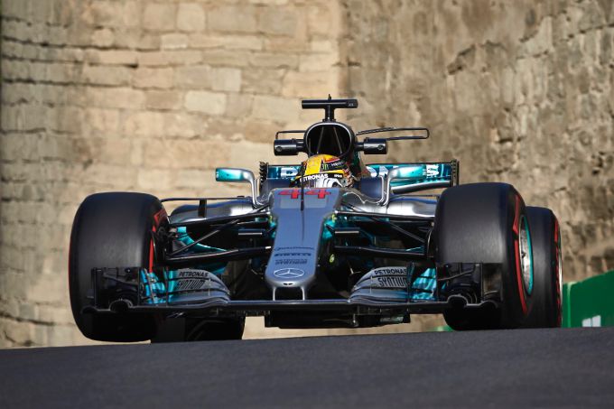 Lewis Hamilton Mercedes Grand Prix Azerbeidzjan