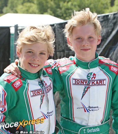 Nick en Tim Gerhards snelste tweeling in de kartsport