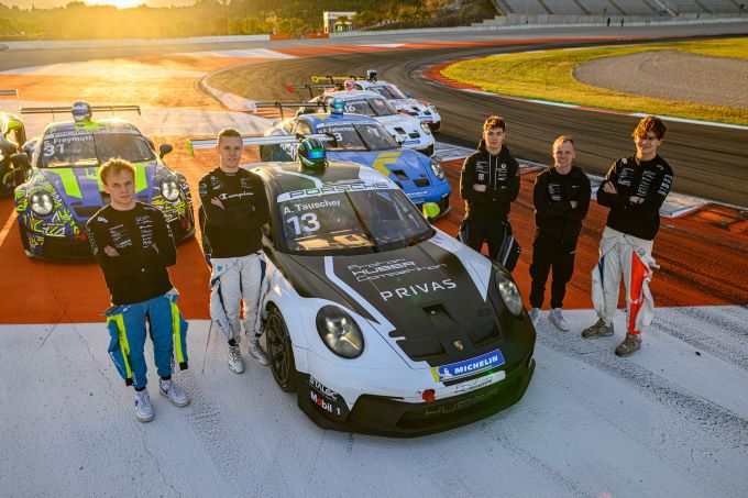 Porsche Carrera Cup Duitsland 2024 Proton Huber Competition Foto 5 teamleden