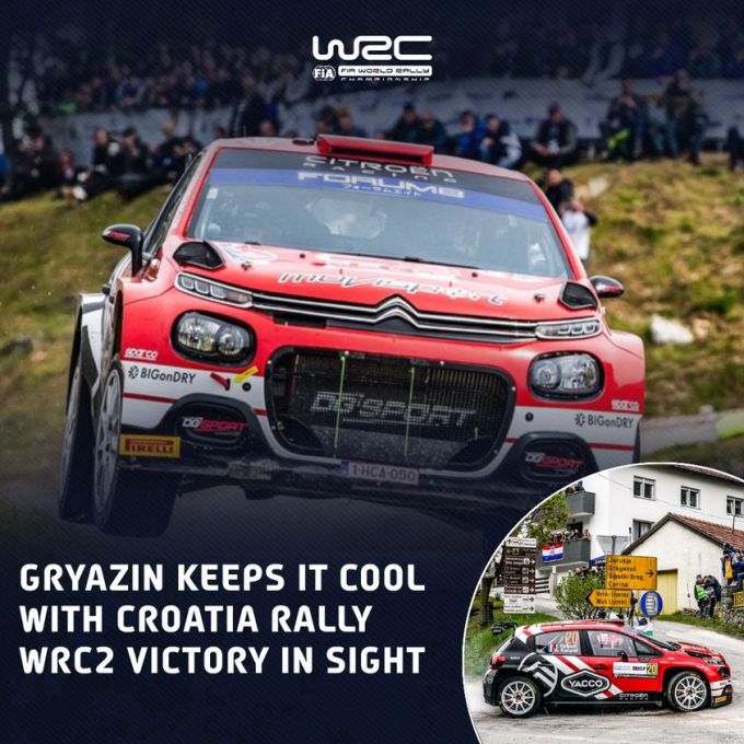 Kroati Rally 2024 WRC2 leider Citroen
