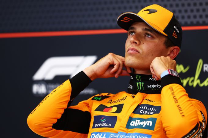 Lando Norris McLaren Belgie