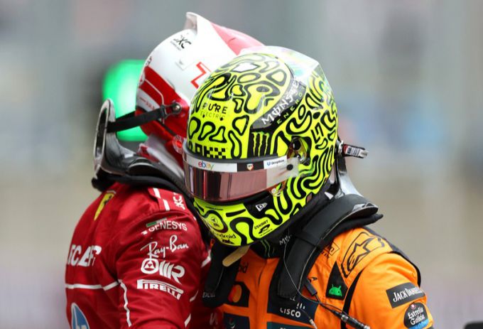 Charles Leclerc Ferrari Norris McLaren