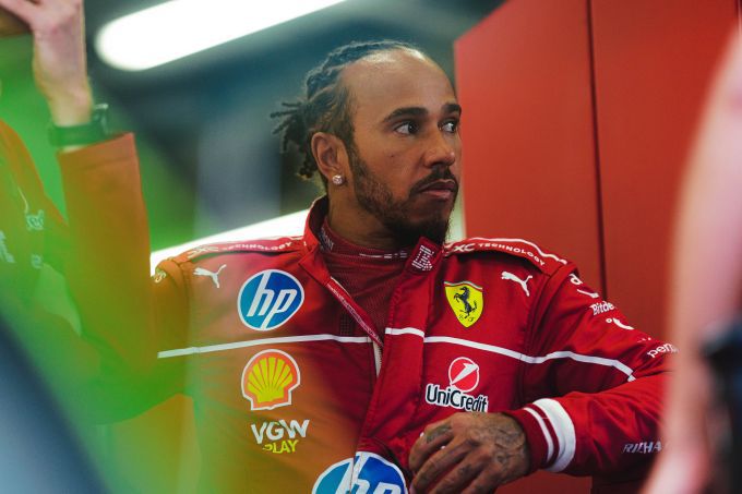 Lewis Hamilton F1 Ferrari GP Bakoe 2025 portret