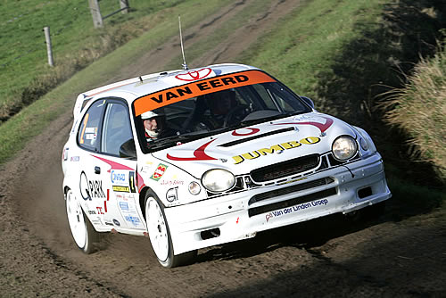 Frits van Eerd maakte in de Conrad Euregio Rally zijn debuut in een World Rally Car. Voor de Brabander en zijn Belgische navigator Erwin Mombaerts was het een test voor 2006, als het duo gaat proberen de titel in het Hypohuis Rally Open te veroveren.
