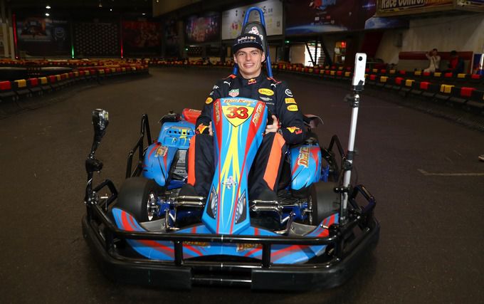 Max Verstappen Inddor Kart China Formule 1