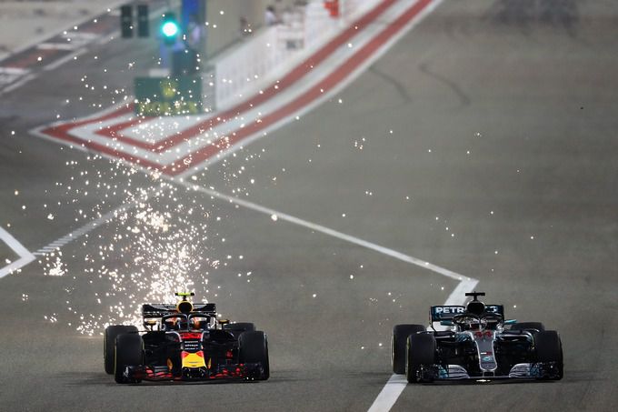 Max Verstappen F1 Lewis Hamilton Formule 1 Grand Prix van Bahrein