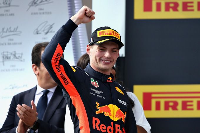 Max Verstappen Formule 1 podium