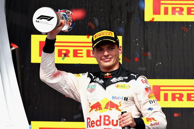 Max Verstappen podium Formula 1 USA Austin