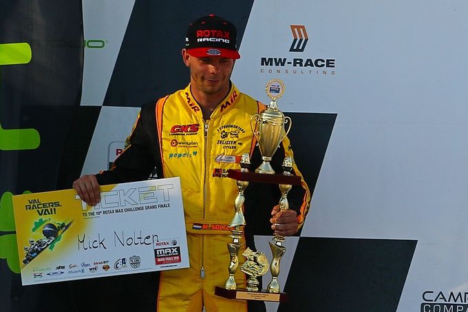Mick Nolten vicekampioen van Europa en pakt felbegeerd ticket voor Rotax Max Challenge Grand Finals in Brazili