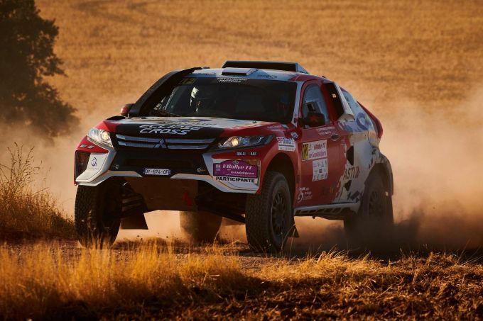 Mitsubishi Eclipse Cross aan de start in Dakar-rally