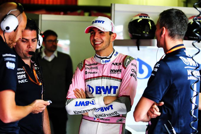 Esteban Ocon team Force India