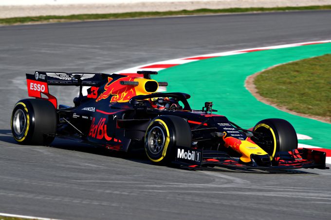 Max Verstappen Formule 1 Red Bull Racing LIVE F1 testing Barcelona