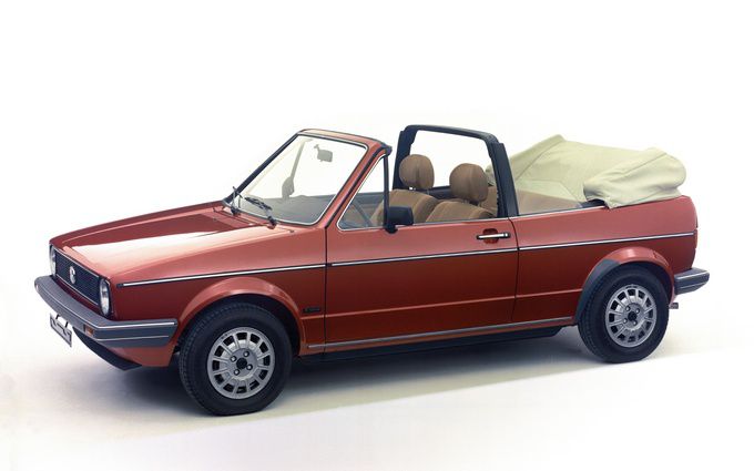 VW Golf 40 years Volkswagen Golf Cabriolet