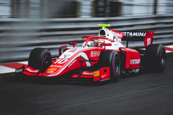 Mick Schumacher Monaco actie Formule 2