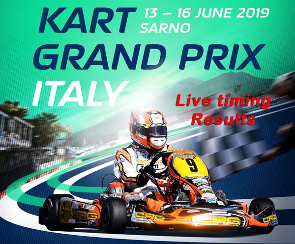 LIVE TIMING FIA European karting championship Circuito Internazionale Napoli in Sarno