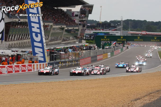 Start 24 uur van Le Mans