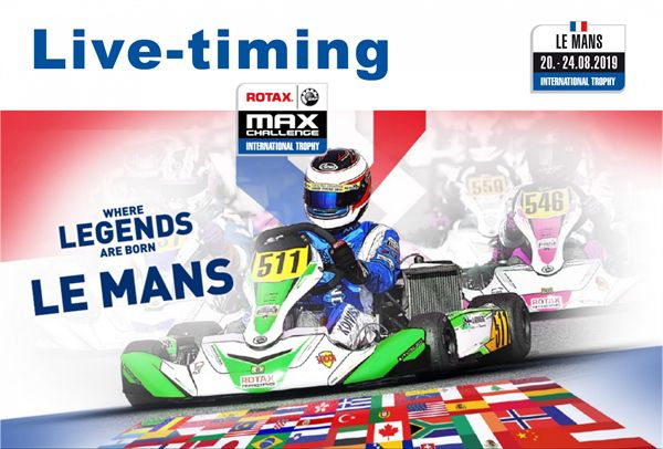 LIVE-TIMING 2019 Rotax Max Challenge International Trophy in Le Mans