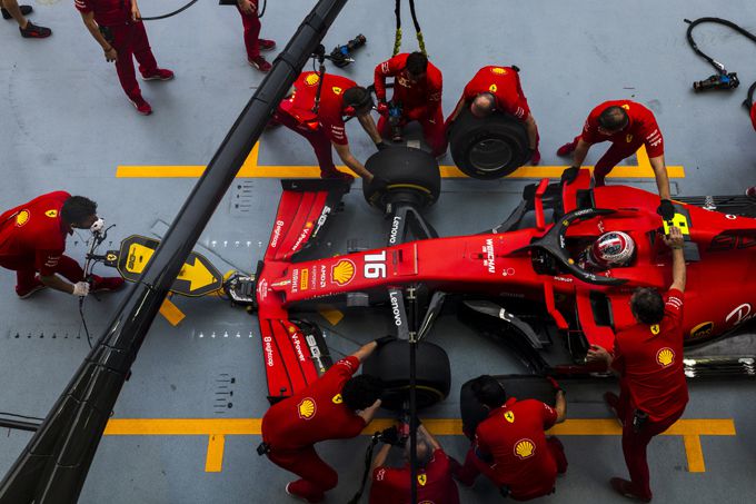 Ferrari pitstop Singapore