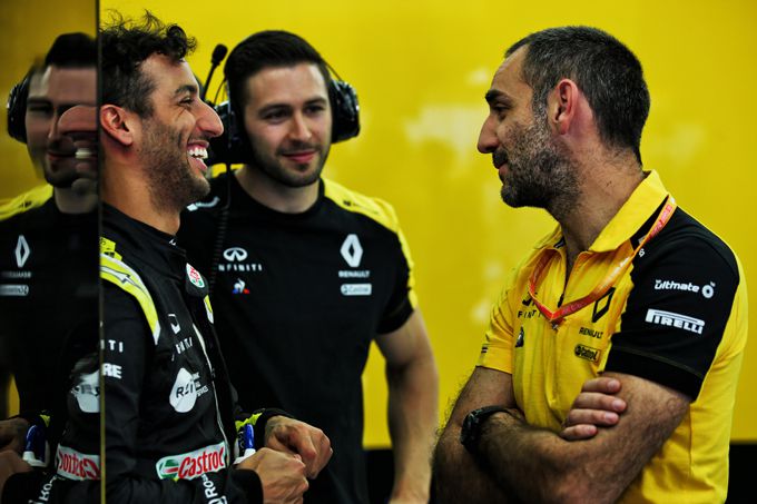Renault F1 Ricciardo Abiteboul