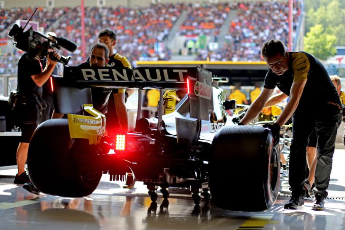 Renault F1 engine aerodynamica