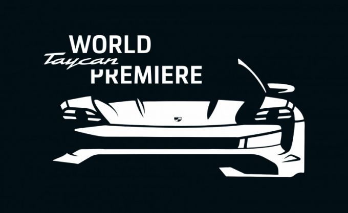 Porsche Taycan wereldpremiere logo livestream