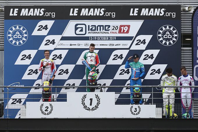 IAME International Final Le Mans Podium X30 Senior