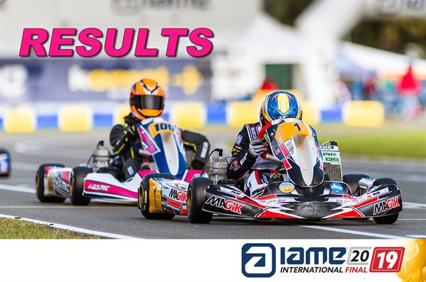 RESULTS 2019 IAME International Final in Le Mans
