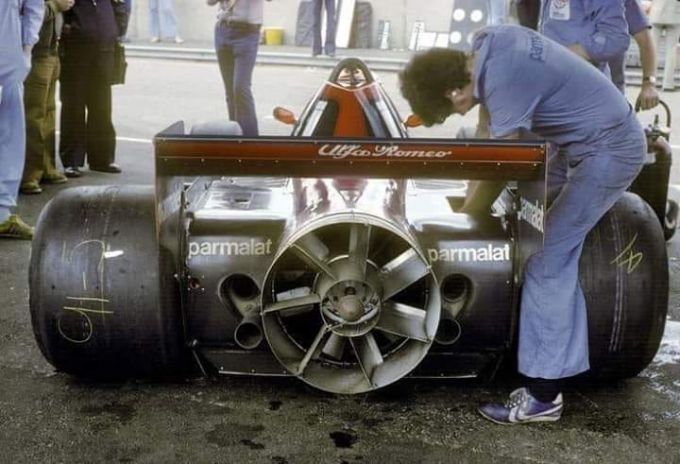 Gordon Murray Brabham F1 ventilator achterkant