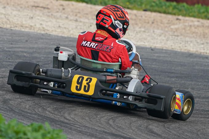 Marc Marquez test FA Kart