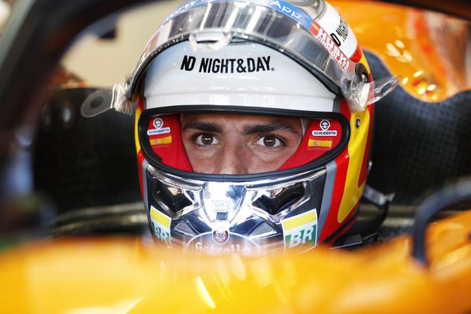 Carlos Sainz jr portret F1 McLaren