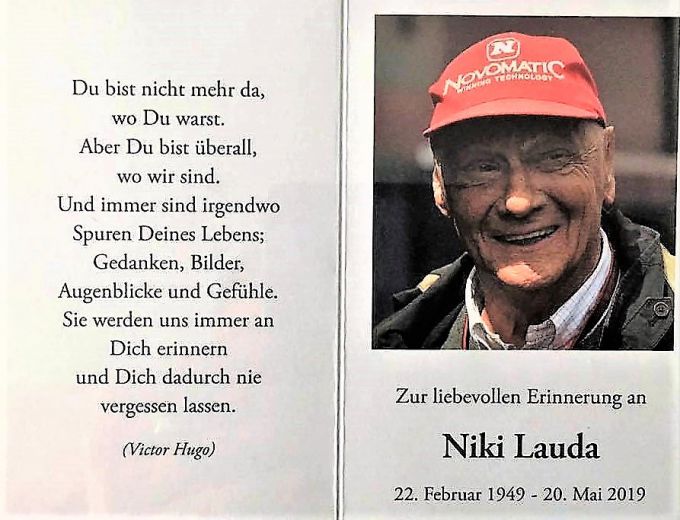 Niki Lauda RIP