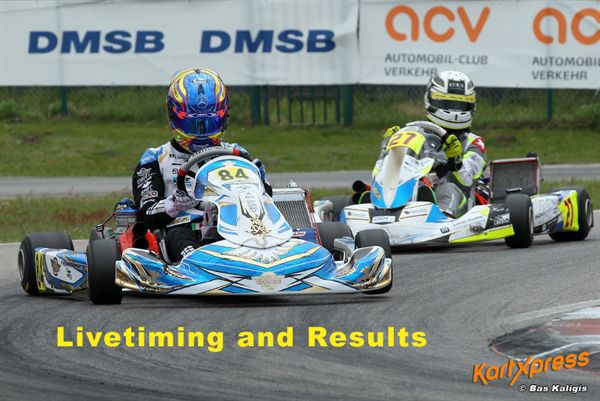 livetiming DKM German Kart Championship Round 1 Erftlandring in Kerpen