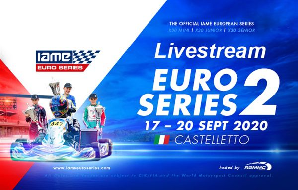Live streaming Round 2 IAME Euro Series op Castelletto di Branduzzo livestream