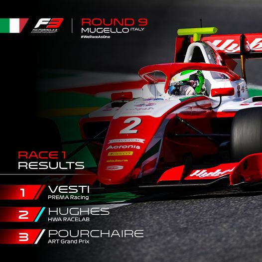 Top drie Formule 3 Mugello