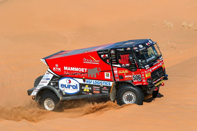 Dakar Rally 2021 uit de problemen gebleven. Het team van Mammoet Rallysport