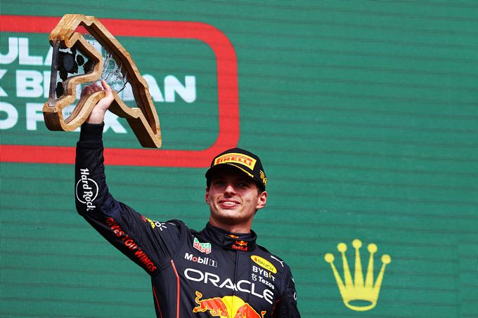 Max Verstappen podium