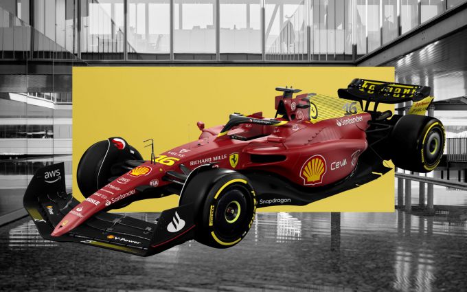 Ferrari F1-75th-anniversary-Yellow 1