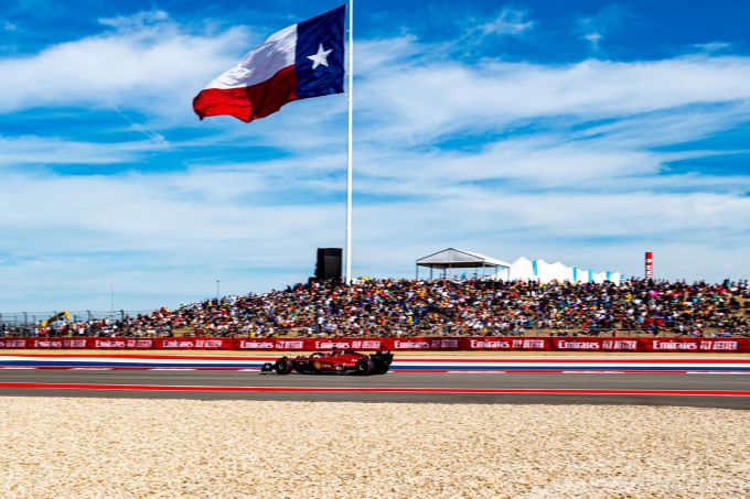 Ferrari actie Austin Texas GP USA