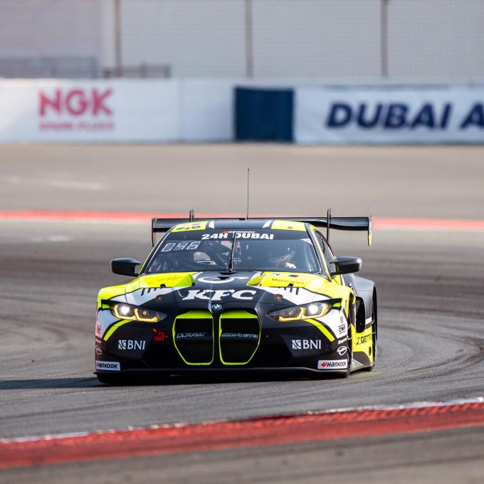 24H Dubai 2023 Valentino Rossi en WRT-BMW M4 GT3 front