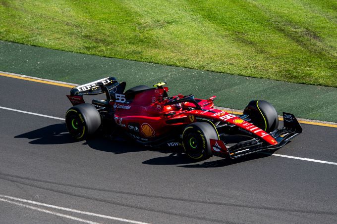 Carlos_Sainz_Ferrari_actie GP Australie 2023