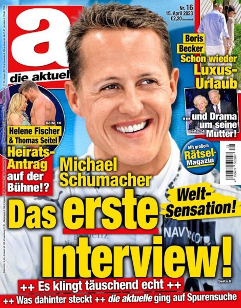 Duits tijdschrift ontslaat hoofdredacteur vanwege nepinterview met Michael Schumacher