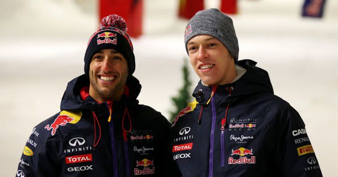 Daniel_Ricciardo_Daniil_Kvyat F1 Red Bull