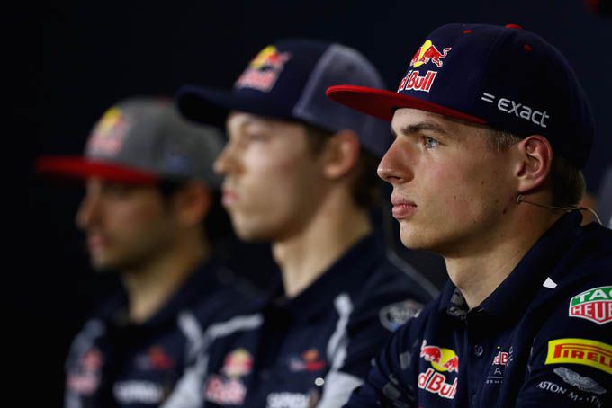 Max Verstappen Daniil Kvyat 