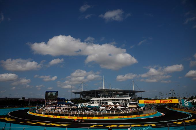 Startgrid F1 Miami Max Verstappen