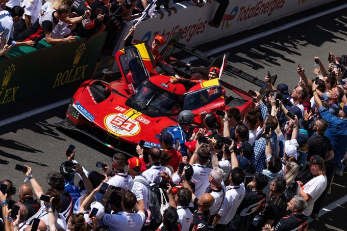 24H Le Mans 2023 Ferrari winnaar foto 2